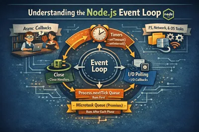 Node.js event loop illustration