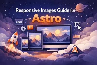 Astro responsive images optimization illustration